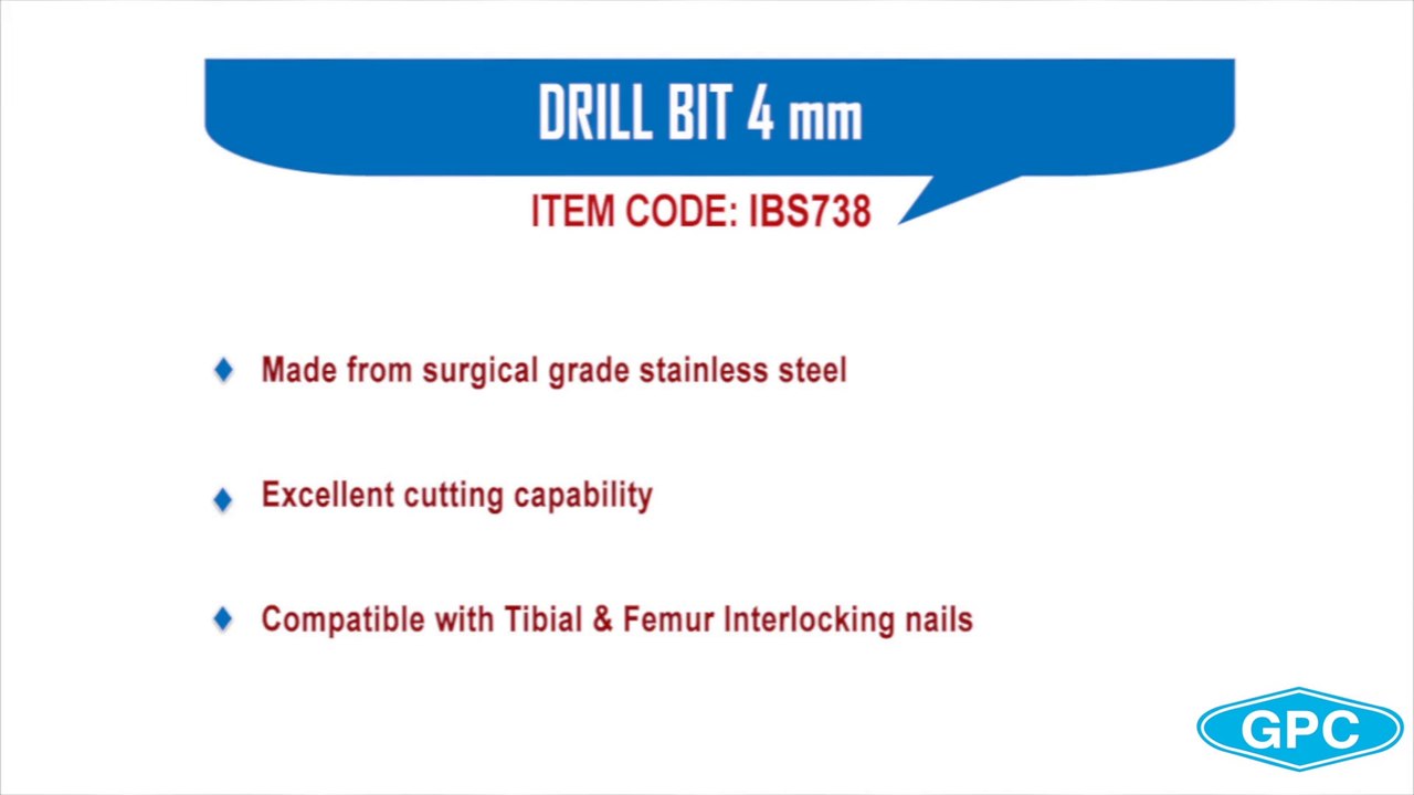 Bone Drill Bits Manufacturer, Quick Coupling End Drill Bits