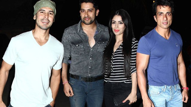 Sonu Sood, Aftab Shivdasani & Dino Morea @ 'The Raid 2' Special Screening !