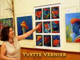 Yvette Brégardis, artiste peintre, la-fontaine.tv