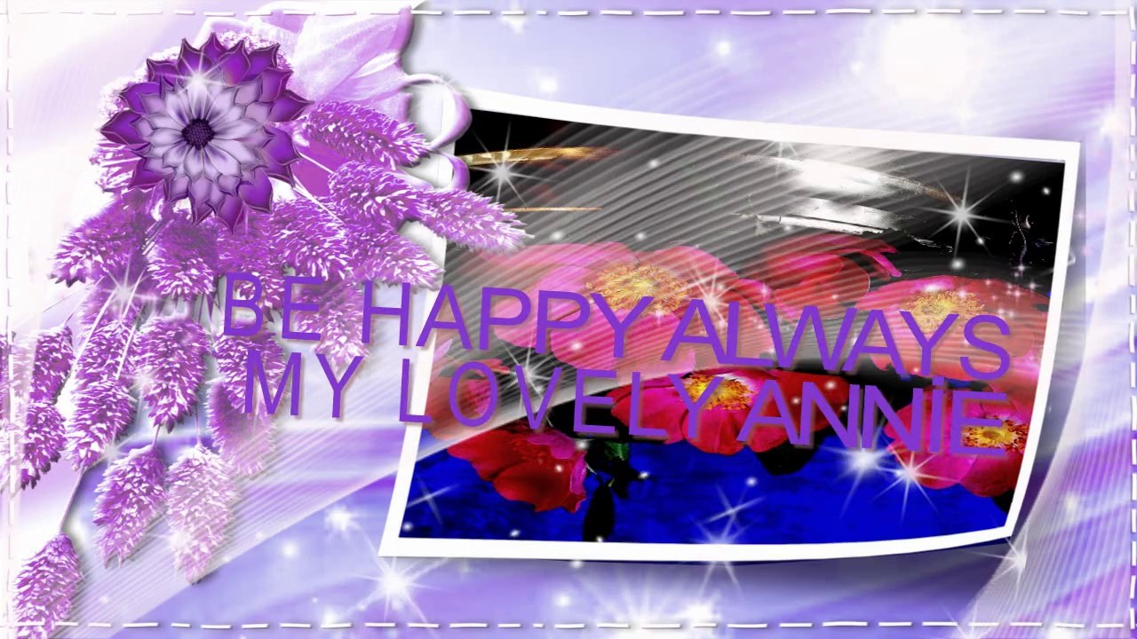Be happy my lovely Ani