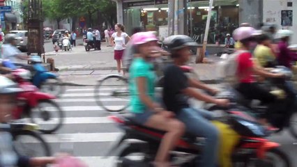 Crossing The Street In Vietnam Is Crazy
