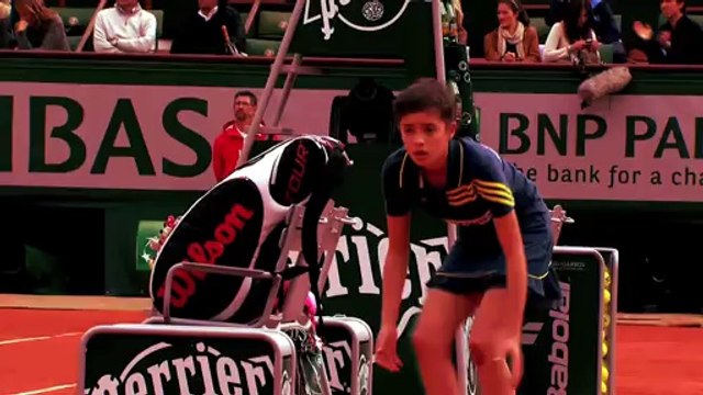 Clip Ramasseurs de balles Roland-Garros 2014
