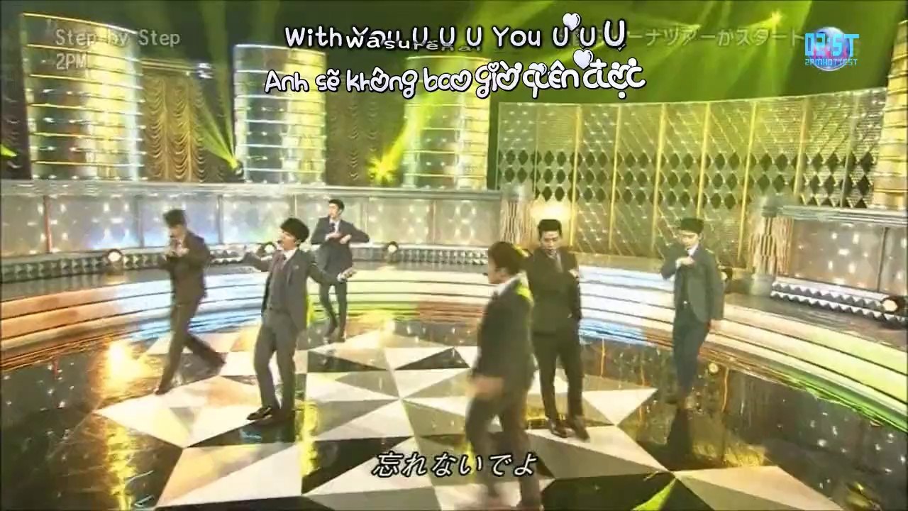 [Vietsub + Kara - 2ST] [140130] Step By Step - 2PM @ Music Japan