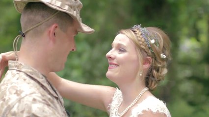 Best Wedding present ever : Marine Surpises his sister on her wedding day