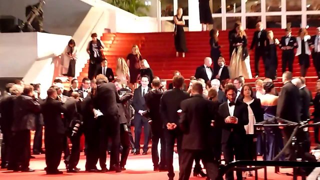 Robert Pattinson leaving the Grand Theatre LUMIERE MTTS Cannes Premiere