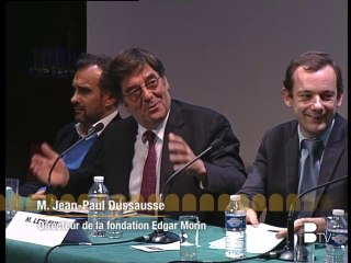 Jean Paul Dussausse, directeur de la fondation Edgar Morin - Conférence inaugurale Agapan