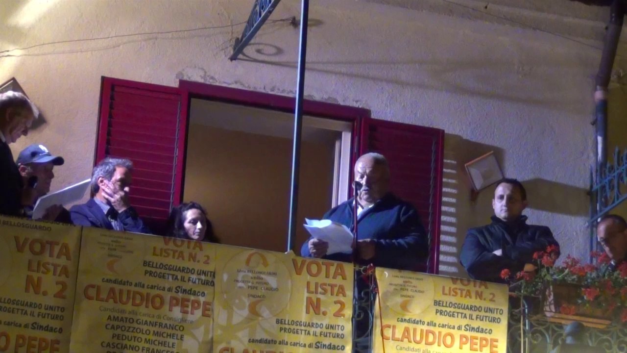 Comizio Elettorale di Claudio Pepe 21/05/14 , Lista n° 2
