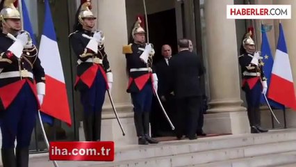 Mesut Barzani Fransa'da Cumhurbaşkanı Hollande'la Görüştü