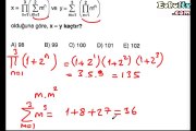 Çarpım sembolü soru çözümleri 11. sınıf matematik