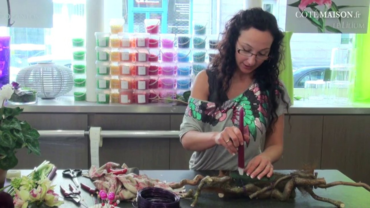 Pas à pas fleurs (centre de table)