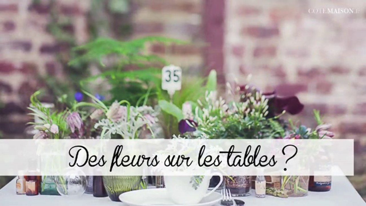 Mariage : comment décorer ses tables ?