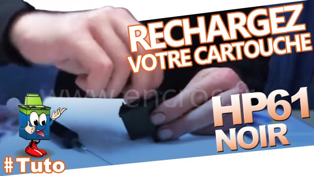 Comment recharger une cartouche d'encre HP 61 noire