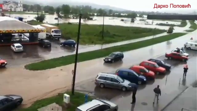 Doboj poplavljen za samo 6 minuta - VIDEO [23.05.2014.]