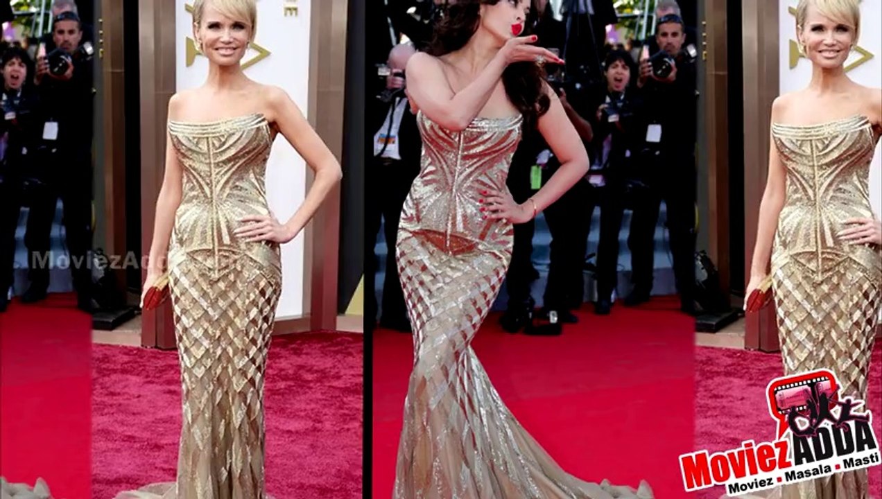 Aishwarya Rai's Golden Dress @ Cannes 2014 Is A Copy Kristin Chenoweth's Dress--848x480
