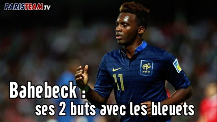 Bahebeck : ses 2 buts avec les bleuets