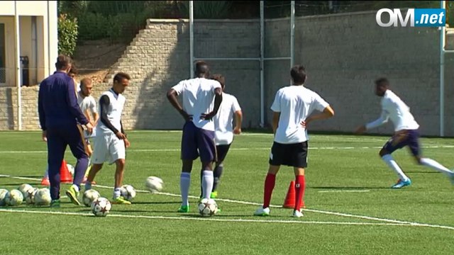 L'entraînement de Diego Reyes à l'OM du 23 mai