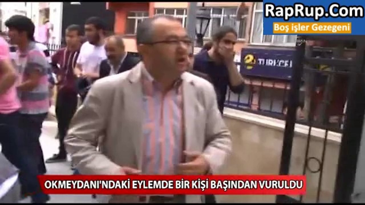 Okmeydanında Polisin Ateş Etme Görüntüleri