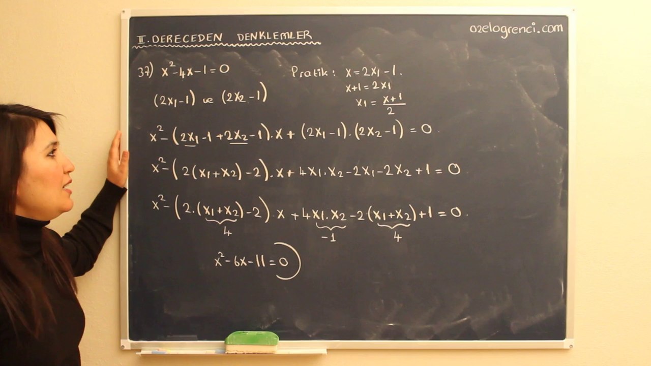2.Dereceden Denklemler 9-ozelogrenci.com