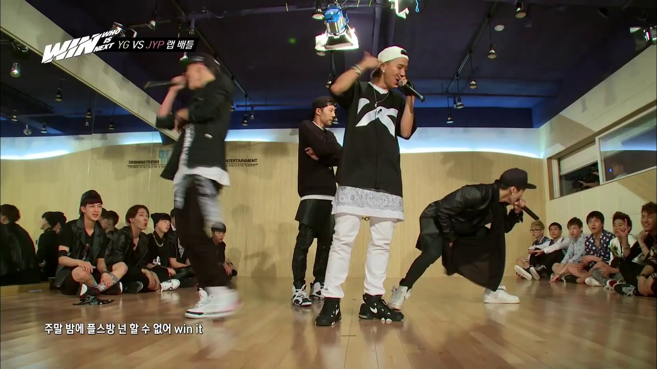 WIN WHO IS NEXT E04 [CUT] YG vs JYP,RAP BATTLE - TEAM A&B