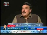 Face 2 Face With Moeed Pirzada - 22nd May 2014 - Sheikh Rasheed Special