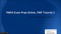 PMP® Exam Prep Online, PMP Tutorial 2 | An introduction to Process Groups and Project Management Processes