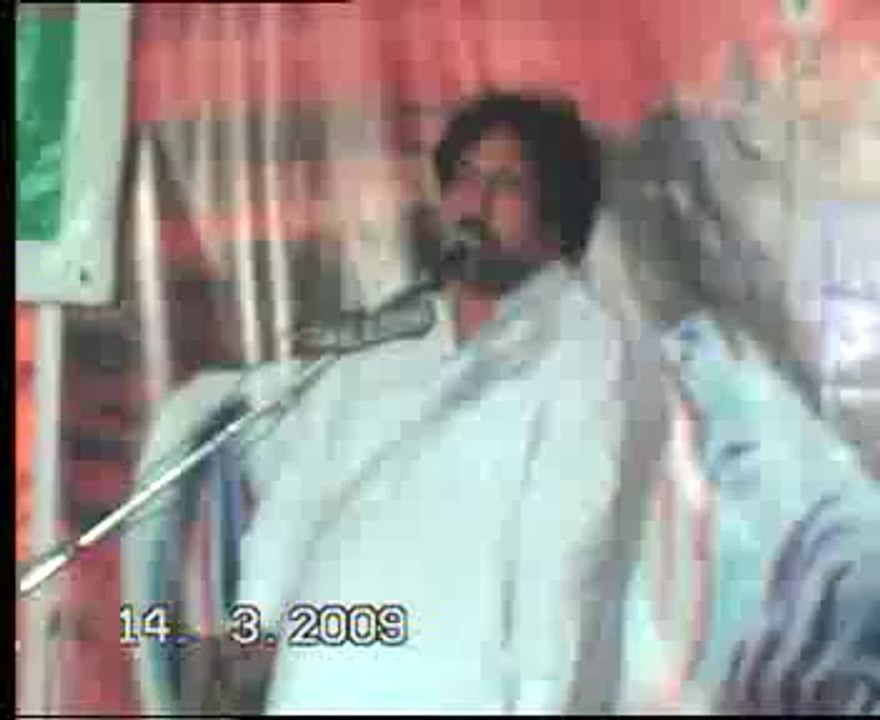 Zakir Jafar Tiyar  yadgar majlis jalsa Qazi at Multan