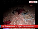 Ege Üniversitesinde 38 Öğrenci Gözaltına Alındı