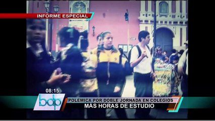 Escolares se muestran a favor de la disposición para estudiar jornada completa