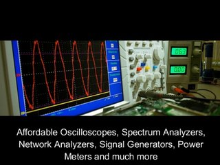 Tested Pre-Owned Electronic Test Equipment. Affordable Electronic Test Equipment.