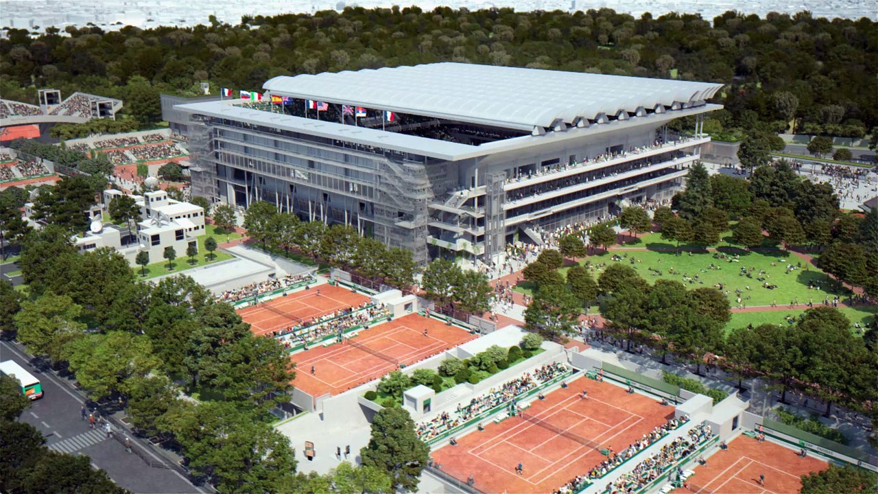 Le nouveau Stade Roland-Garros