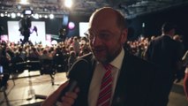 Martin Schulz avant le meeting de Lyon salue une campagne «courte mais intense»
