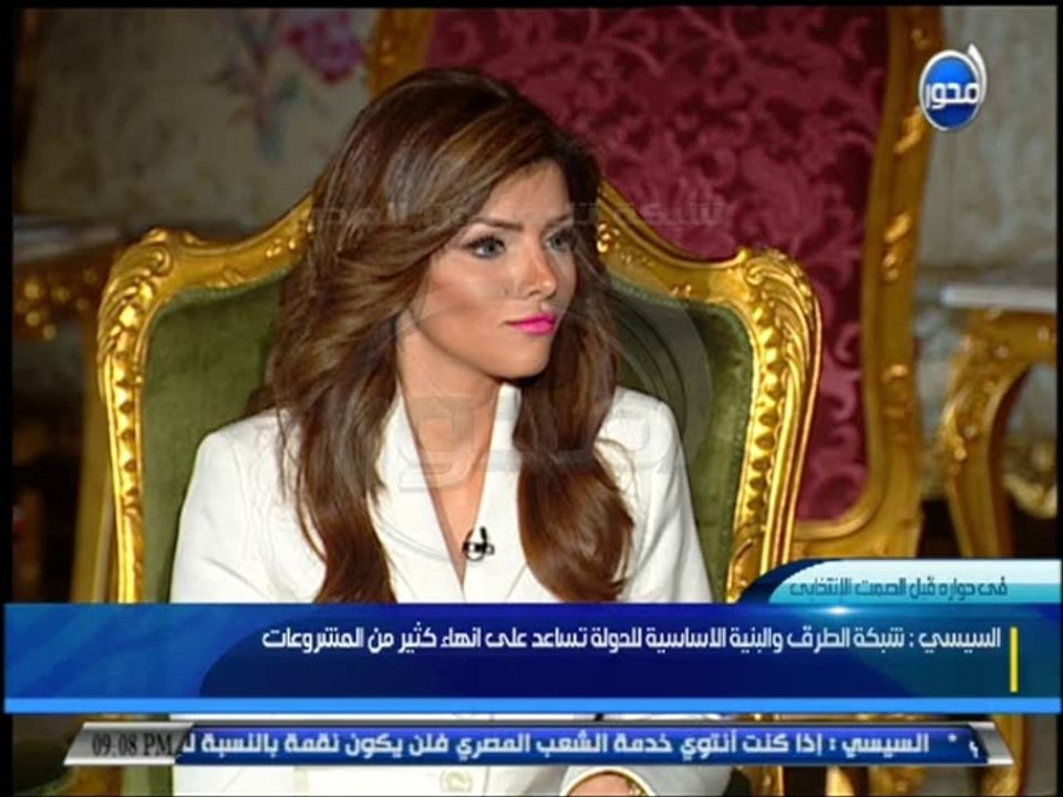 لقاء السيسي قبل الانتخابات الرئاسية 2014 على قن...