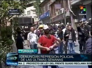 Se movilizan en Estambul contra represión policial