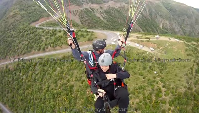 17 Mayıs 2014 Yılmaz Özkaya ve Ozan Alp'in tandem uçuşu