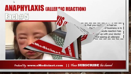 Information about Anaphylaxis (Allergic Reaction)