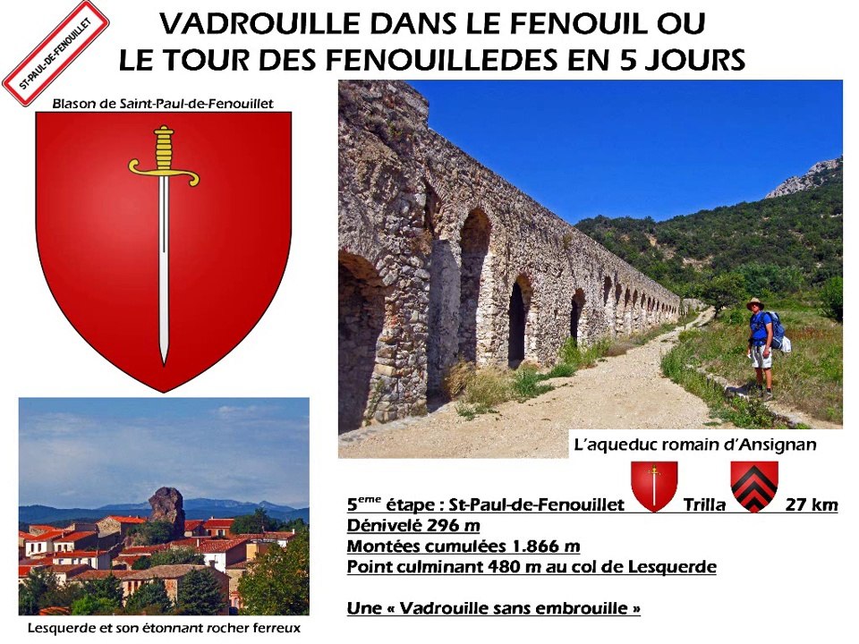 TOUR DES FENOUILLEDES ETAPE 5 de Saint-Paul-de-Fenouillet à Trilla