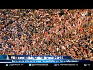 Canciones oficiales de los Mundiales de Fútbol