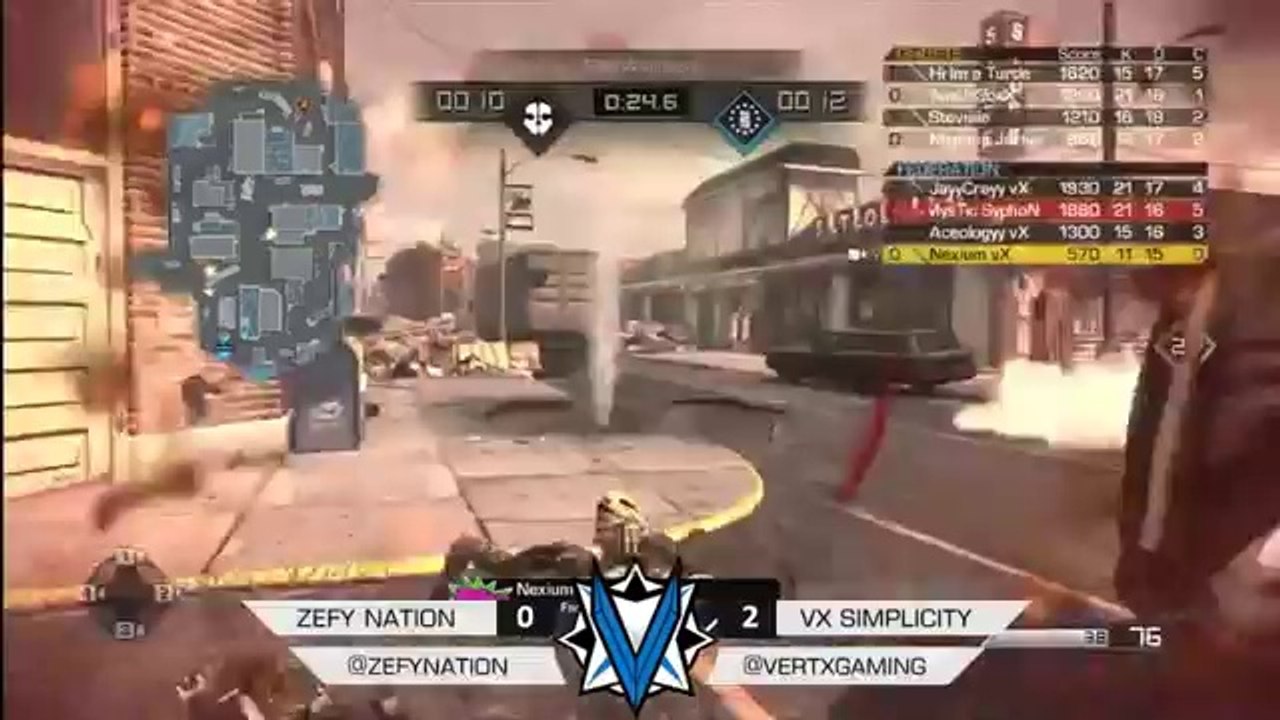 ZefyNation Vs. VertX.Simplicity Showcase Match