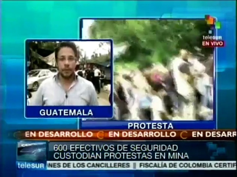 Violento desalojo en municipio de San José del Golfo en Guatemala