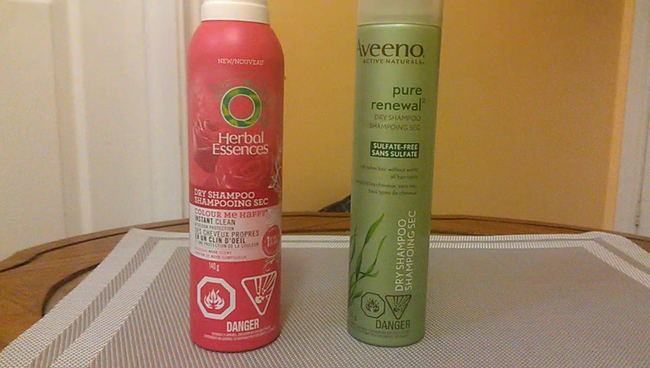 The good and the best Aveeno v/s Herbal Essence! The good and the best Dry shampoo review.