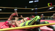 Cavernario, Dragon Lee, Negro Casas vs Cachorro, Hechicero, Virus