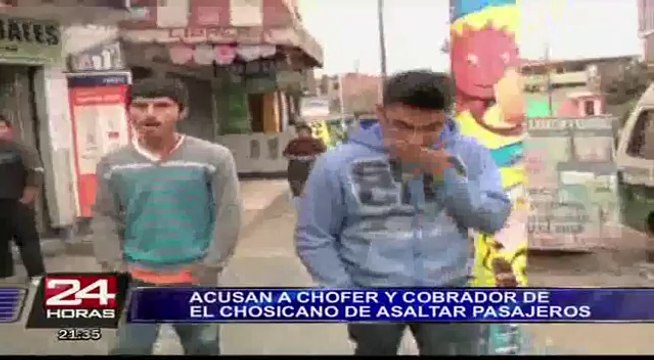 Otra de El Chosicano: chofer y cobrador habrían asaltado a pasajeros