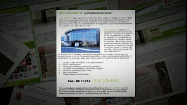 Locksmith in Oak Creek, WI - (414) 376-6938 24/7 Locksmiths in Oak Creek 53154