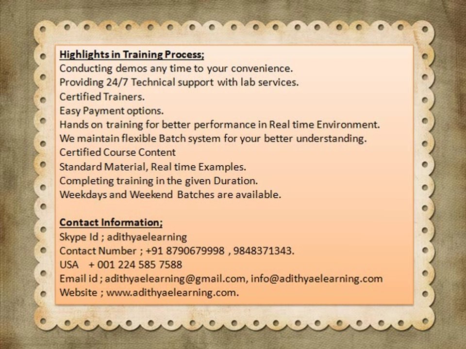 Online human resources certification Training – adithyaelearning