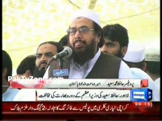 Hafiz Saeed warns Sharif against India visit