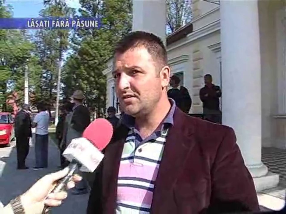 Lasaţi fără păşune