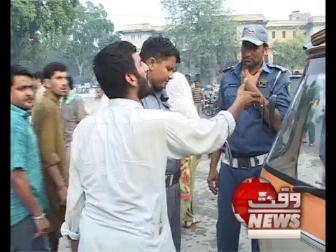 LHR-TRAFFIC-WARDENS-PKG-HAFIZ-ABDUL-REHMAN-05DEC2013 traffic warden challan fight people sohail ch chief traffic officer