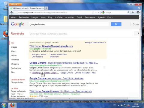 La Formation - Google Chrome 19 - 01 - Découvrir l'application - 1- Télécharger et installer