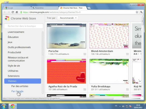 La Formation - Google Chrome 19 - 01 - Découvrir l'application - 2- Personnaliser l'apparence du navigateur