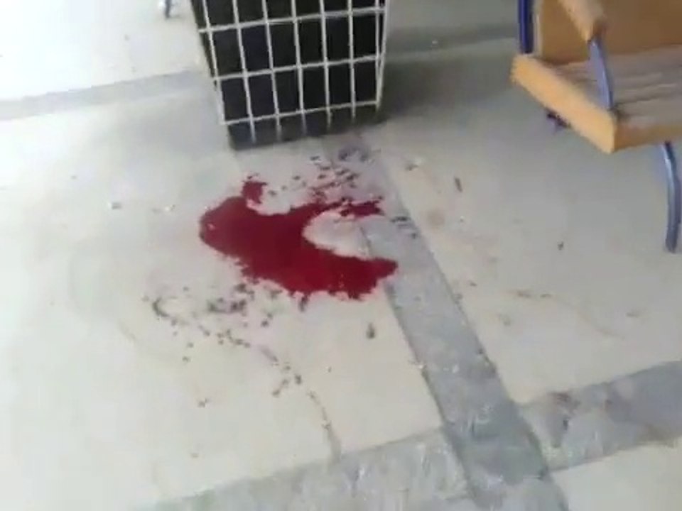 22.05.2014 Rubezhnoye, consequences after firing of Ukrainia Indiscriminate shooting by Ukrainian Army